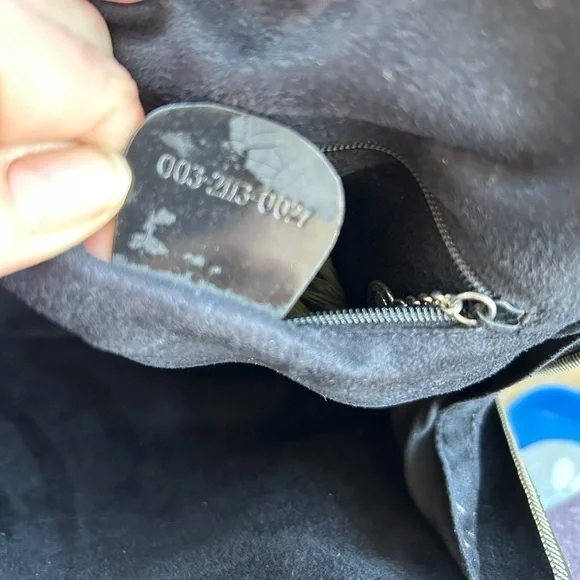 Gucci🖤 Vintage Ophidia patent leather sling backpack